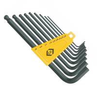 CK IMP BALL END HEX KEY SET?Â??9 PC L/ARM KEYS:5/64;3/32;1/8?Â??5/32;3/16;7/32;1/4;5/16 & 3/8"?Â??T4444I