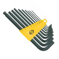 CK MET BALL END HEX KEY SET?Â??10 PC L/ARM KEYS?Â??1.5,2.5,3,4,5,6,7,8 9 & 10MM?Â??T4443M