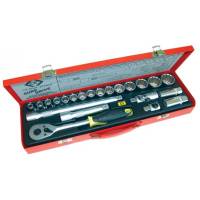 CK SOCKET SET 1/2" DRIVE?Â??METRIC 22 PIECE?Â??T4657