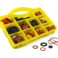 280 Piece Red Fibre & Black Rubber Washer Kit H386124