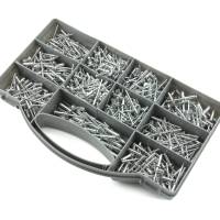650 Piece Blind Rivet Kit Assortment 3.2mm-4.8mm H514633