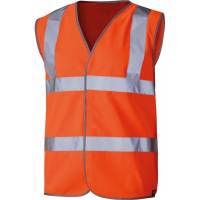 HI-VIS ORANGE WAISTCOAT XL??EN ISO 20471:2013 CE MARKED