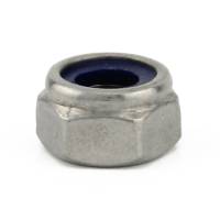 M6 Nylon Insert Nut A2 Stainless Steel DIN 985  