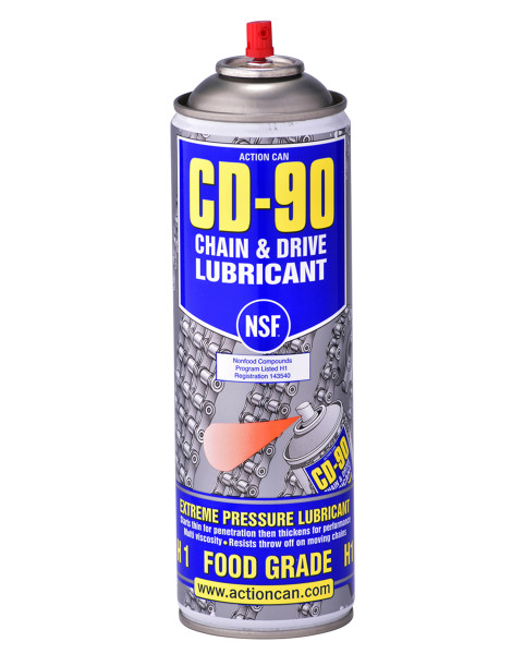 CD-90 CHAIN & DRIVE LUBE H1ÃÂÃÂ¶FOOD GRADE SPRAY LUBRICANTÃÂÃÂ¶500ML AEROSOL