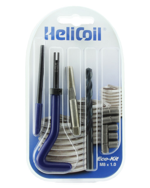Helicoil Eco Kit M8-1.00p Thread Repair Kit - 10 Inserts