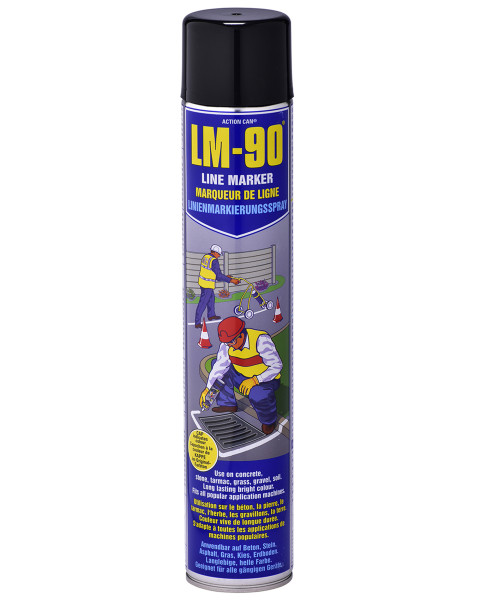 LM-90 BLACK LINE MARKER PAINT?Â??750ML SPRAY AEROSOL