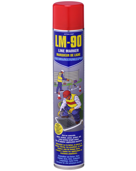 LM-90 RED LINE MARKER PAINT?Â??750ML SPRAY AEROSOL