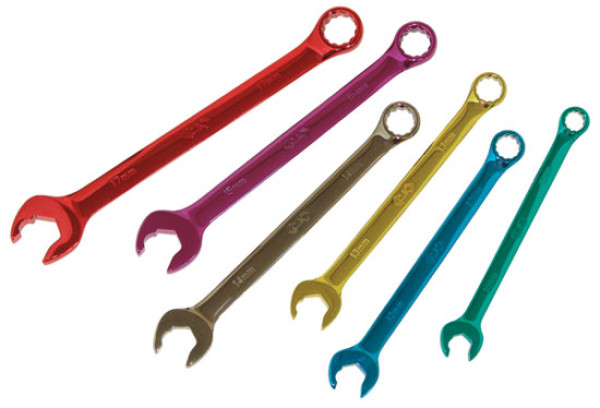 CK SPEED SPANNER SET OF SIX?ÃÂ??COLOUR CODED?ÃÂ??T4345M/6ST