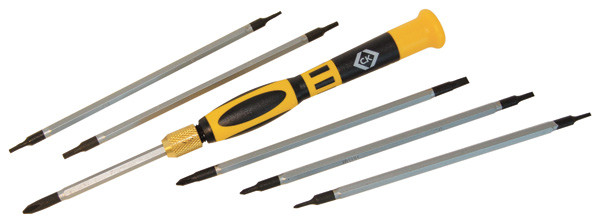 CK PRECISION DRIVER SET 7PC?Â??SLOT, PHD & TX?Â??T4896