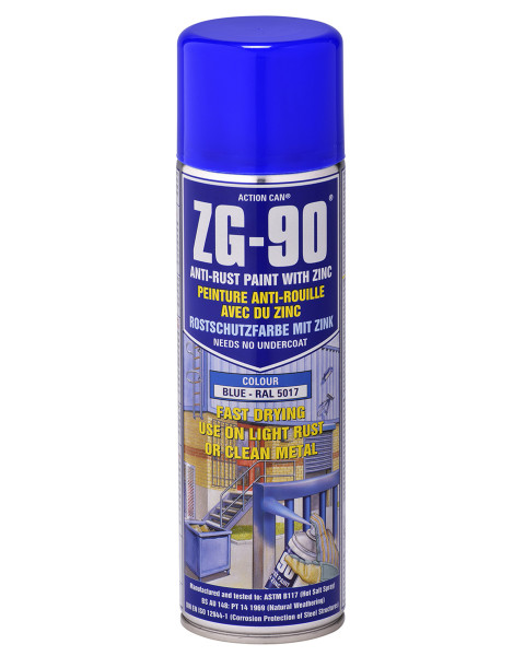 ZG-90 BLUE GALVANISING SPRAY?Â??500ML AEROSOL RAL 5017