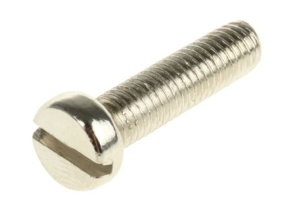 CH HD SLOT BRASS NICKEL M4X16??DIN 84