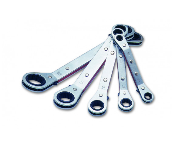 LASER D/ENDED RATCHET SPANNER?Â??SET - 5 PIECES?Â??LASER 1750